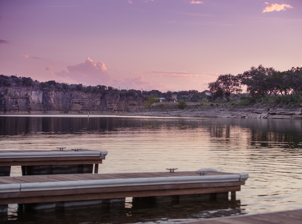 Sunset over Lake Buchanan