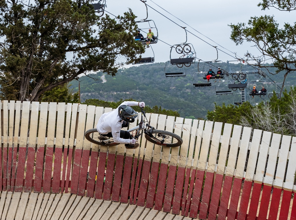 Rider on Texas Wallride