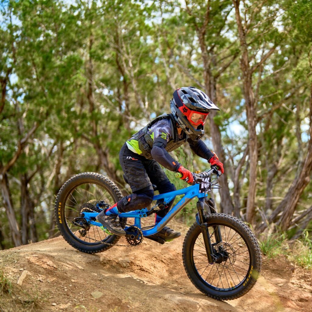Power Kids ride FREE at Spider Mountain Bike Park Resort